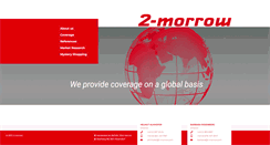 Desktop Screenshot of 2-morrow.com